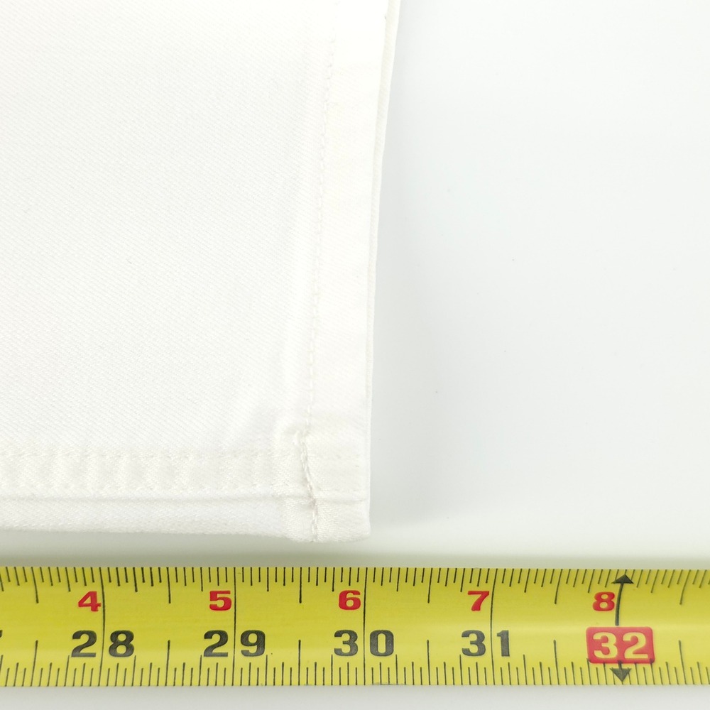 Talbots Womens Jeans Flawless Five-Pocket Straight 12 White Classic Stretch - Picture 8 of 8